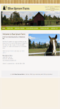 Mobile Screenshot of bluesprucestable.com